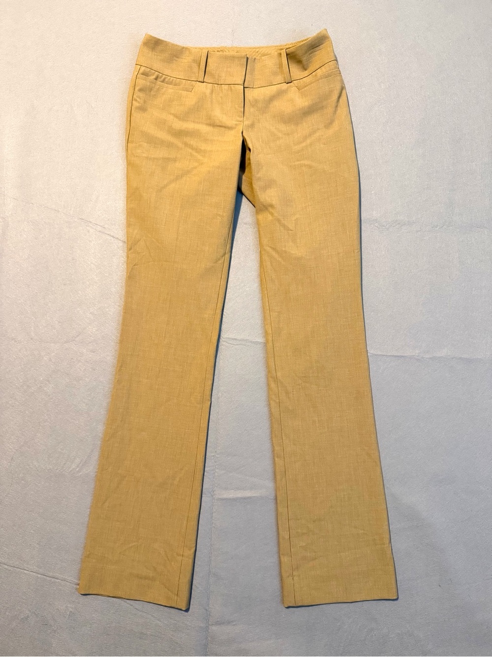 Vintage The Limited Drew Fit Tan Pants 00 Reg. Low Rise Flare Trousers Y2K VTG